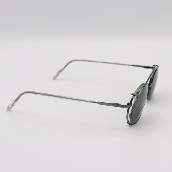 COPY - Jordache Dark Forest Green Clip on Sunglasses - Picture 2 of 7